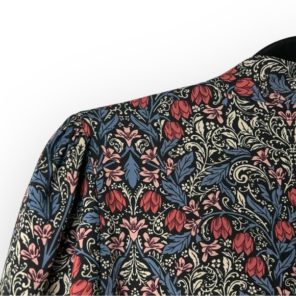 Zara Floral Long Sleeve Dress XS - Picture 5 of 10